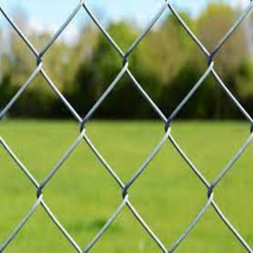 Iron GI Chain Link Fence, for Farms, Houses, Factories, Animal Enclosures., Mesh Size : 1-5 Inch
