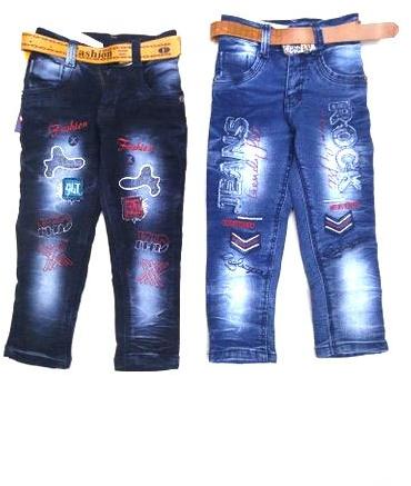 Printed Denim Kids Jeans, Feature : Anti Wrinkle, Anti-Shrink