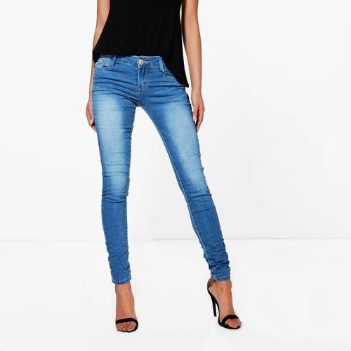 Denim Ladies Skinny Jeans, Feature : Comfortable, Impeccable Finish ...