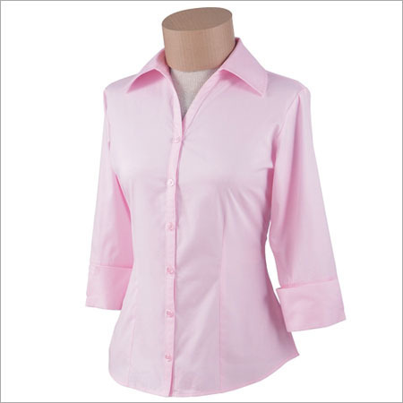 Plain Ladies Cotton Shirt, Size : M, XL