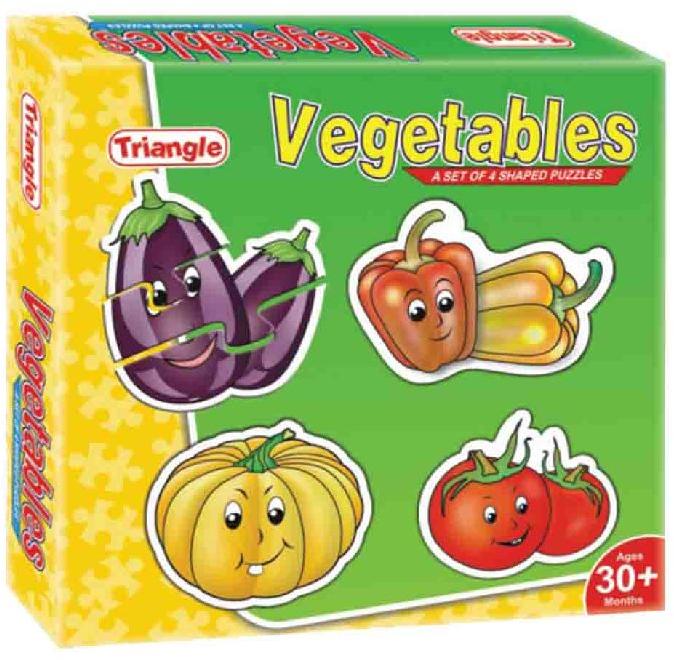 Cardboard Vegetable Puzzle, for Playing, Pattern : Printed