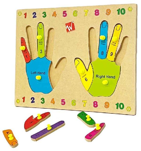 Wooden Hand Puzzle