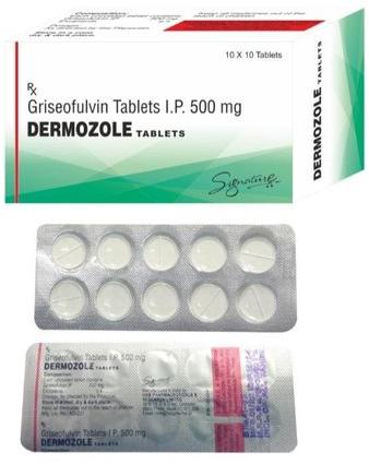 DERMOZOLE Griseofulvin Tablets
