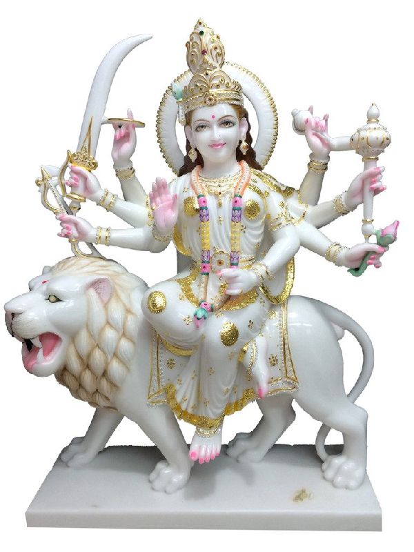 marble durga mata statue