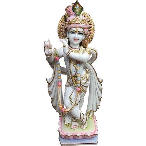 marble krishna statue