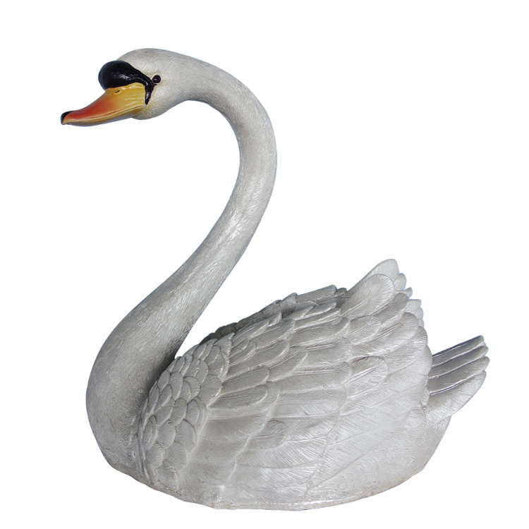 Marble Swan Statue