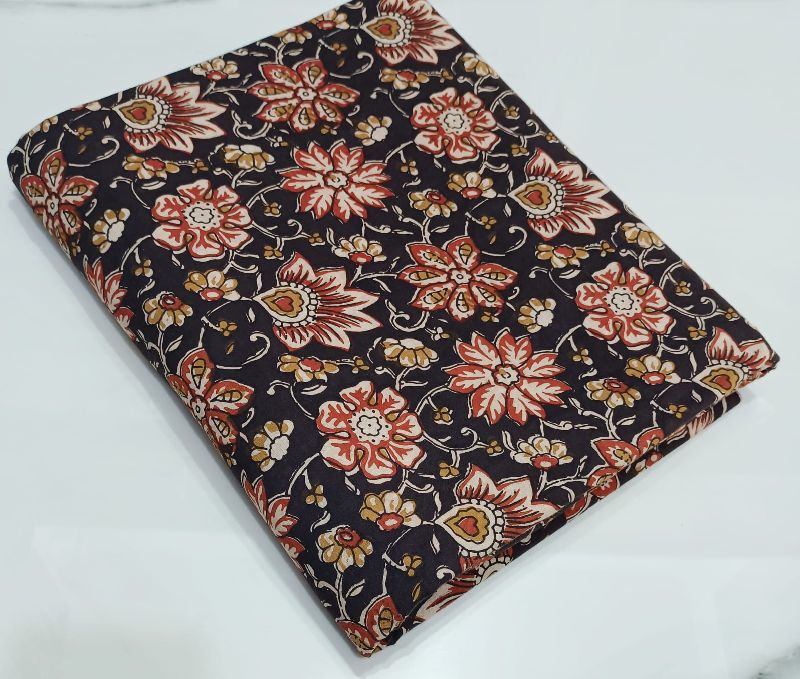 Hand Block Print Cotton Fabric, for Garments, Width : 40 Inch