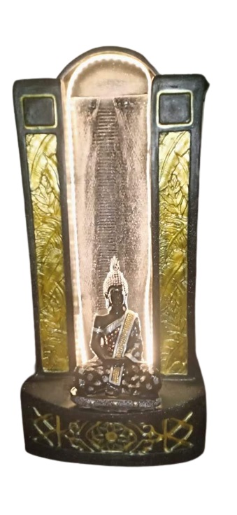 LED Polished Deewar Buddha Water Fountain, for Outdoor, Specialities : Blinking Diming, Bright Shining
