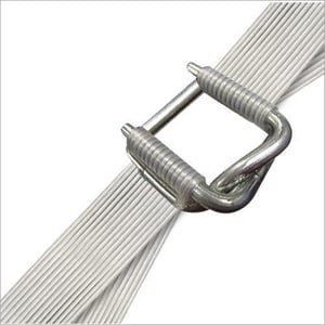 Round Aluminium Container Lashing Buckle, Feature : Hard Structure, Rust Proof, Excellent Finishing