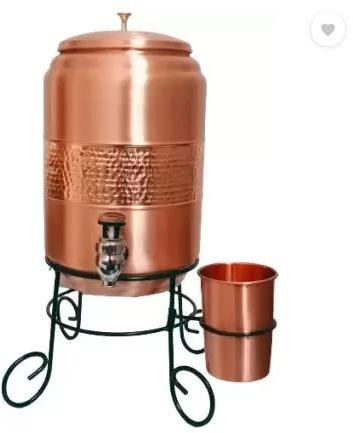 Manual Designer Copper Water Dispenser