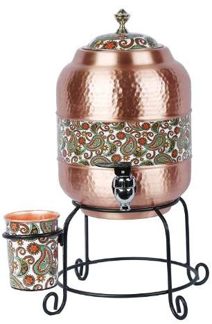 Fancy Printed Copper Water Dispenser