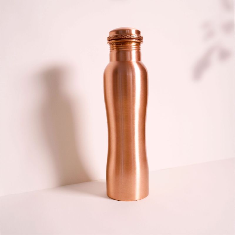 Plain Copper Water Bottle