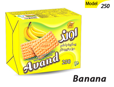 Model No 250 Banana Flavoured Biscuits