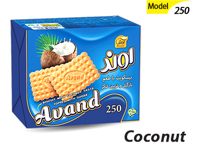 Model No 250 Coconut Flavoured Biscuits