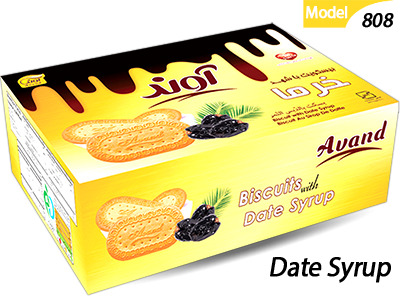 Model No 808 Date Syrup Flavoured Biscuits