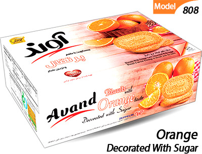 Model No 808 Orange Flavoured Biscuits