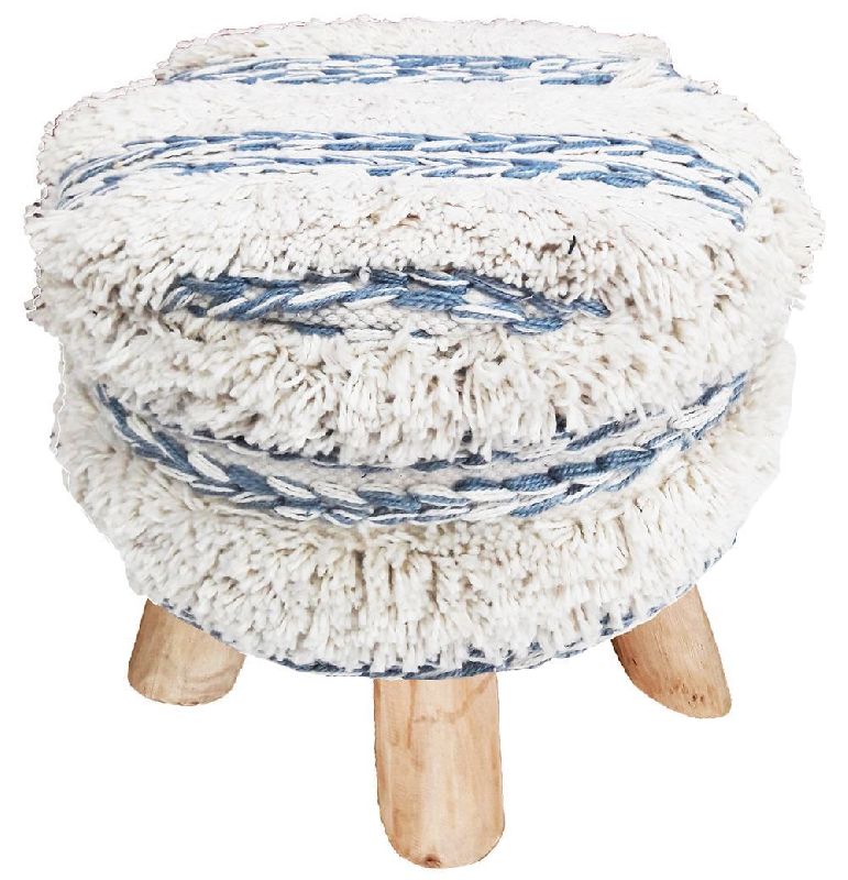 Round Contemporary Ottoman Stool, for Hotel Shop, Home