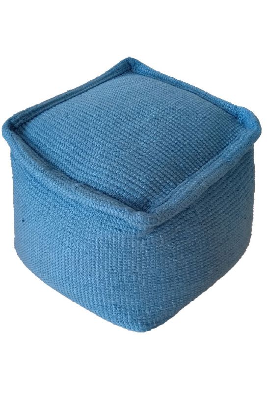 Plain Cotton Pouf, Technics : Handmade