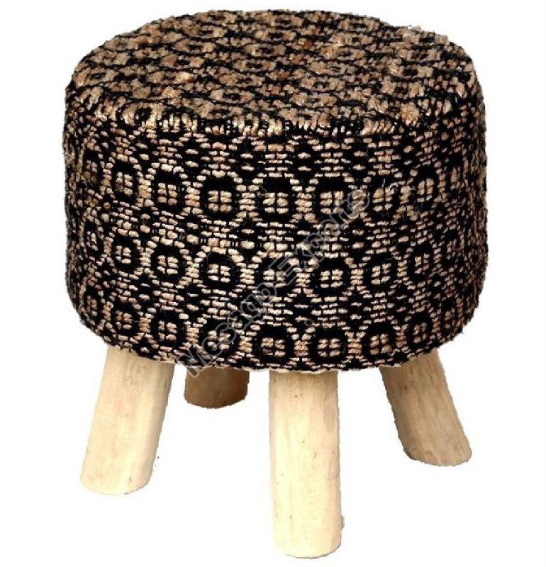 Jute Ottoman Stool, INR 3,470 / Piece by Mesago Exports Pvt. Ltd. from ...