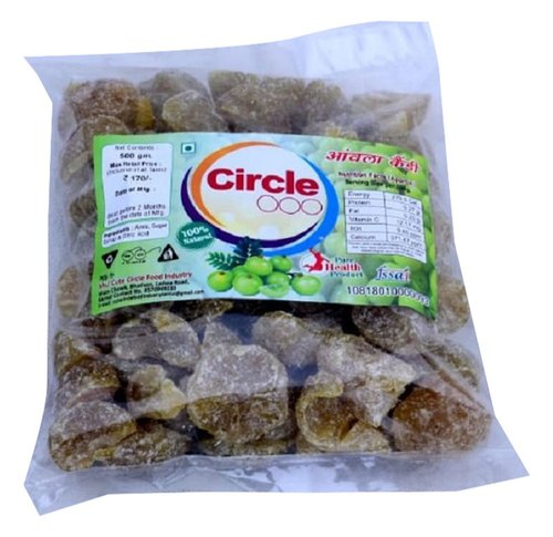 Circle 500 Gm Amla Candy, Feature : Delicious Taste, Hygenically Packed, Pleasing Aroma