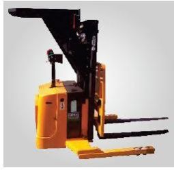 Electric Stacker With Overhead Guard