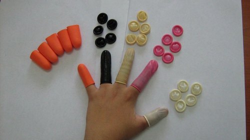 BSI Rubber Anti Static Finger Cot, Packaging Type : Packet