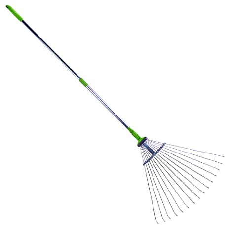 Leaf Rake with Handle, Feature : Light Weight, Rust Proof