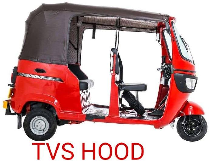 Non Polished Rexin TVS King Hood, for Auto Rickshaw Use, Size : Standard