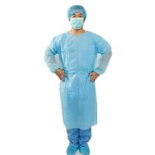 Non Woven Disposable Surgical Apron, for Clinic, Hospital, Size : M