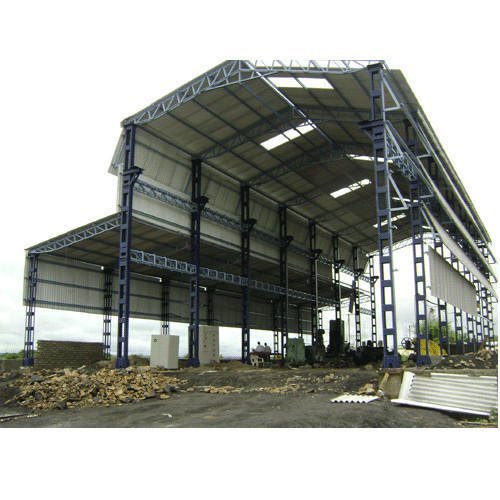 Paint Coated Steel Industrial Prefabricated Shed