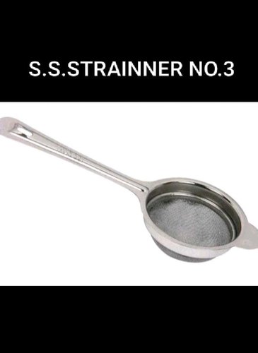 Stainless Steel Tea Strainer, Color : Silver