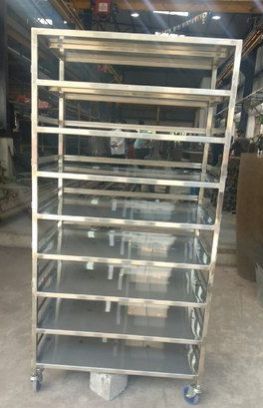 Stainless Steel Shelf Trolley