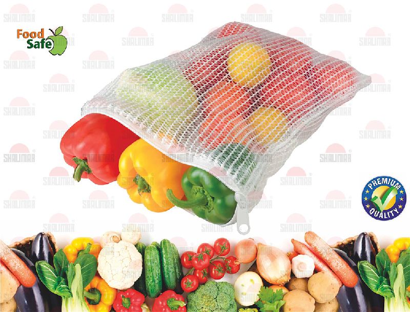 Shalimar Net Vegetable Organiser Bags, Style : Zipper