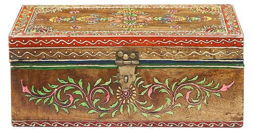 Wooden Hand Painted Multipurpose Boxes