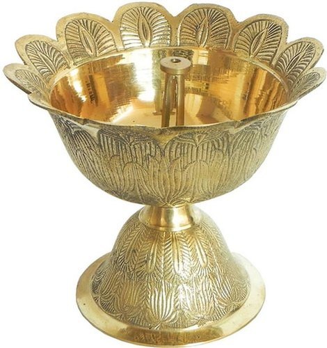 Brass Round Diya, Style : Antique
