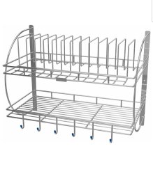 Stainless Steel Wall Mounted Dish Rack