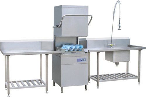 Fully-Automatic Dishwasher Machine, Housing Material : Stainless Steel