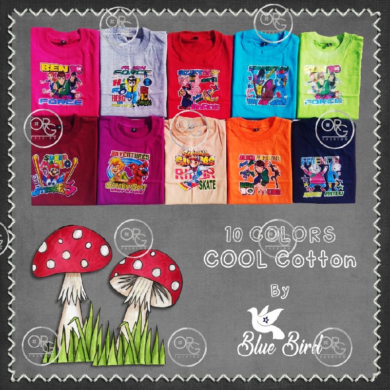 Kids T-shirt, Size : M, L