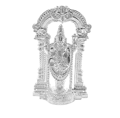 Silver Tirupati Balaji Statue