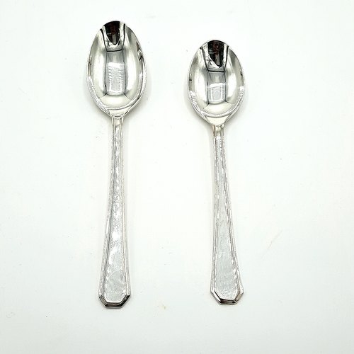 KIRAN Sterling Antique Silver Spoon, Size : 4.25 inch, 5.25 inch, 5.75 inch, 6.25 inch