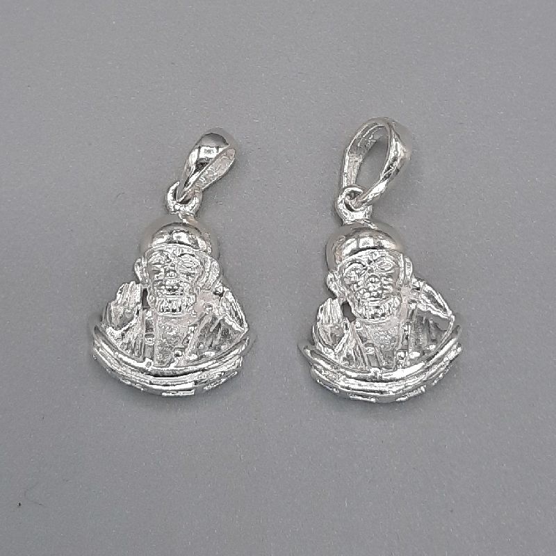 Sterling Silver Sai Baba Pendant, Occasion : For Anniversaries, Gifts, Birthday Gifts,  Special Occasions