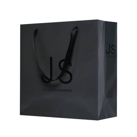 Matte Color White Paper Shopping Bags