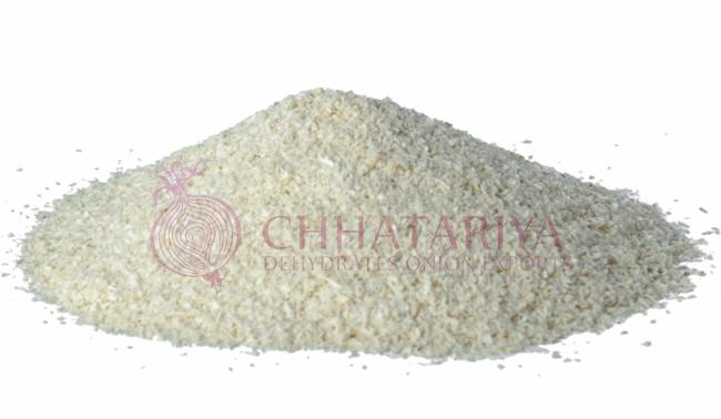 Dehydrated white onion granules