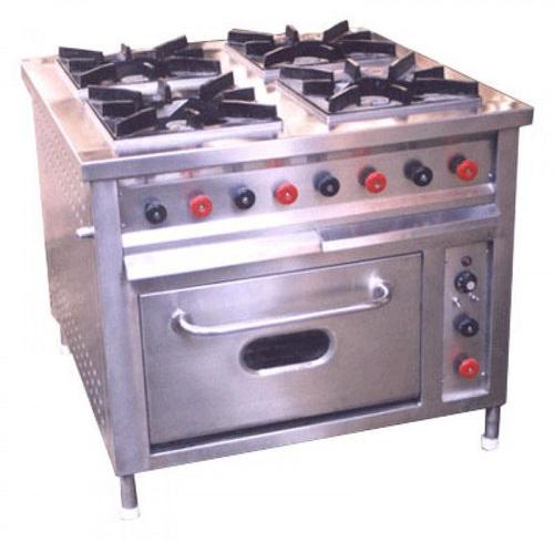  Stainless Steel Four Burner With Oven