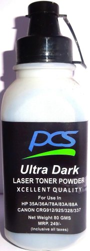 PCS Toner Powder, Color : Black
