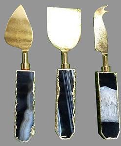 AGATE CHEESE KNIFE SET