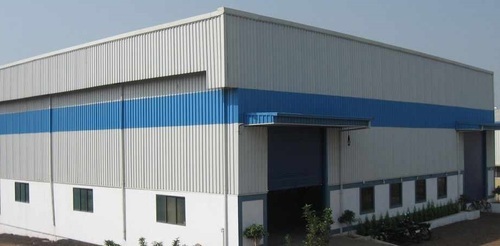 MS Heavy Duty Industrial Shed, Surface Treatment : Color Coated