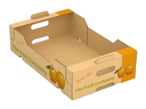 14x7x4 Inch Fruit Printed Corrugated Box