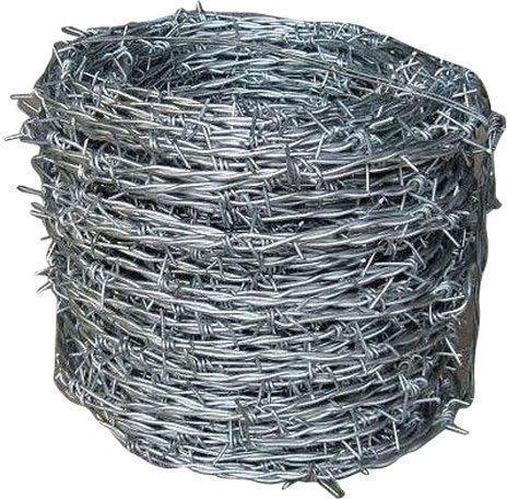 Galvanized Stainless Steel Barbed Wire, for Fencing