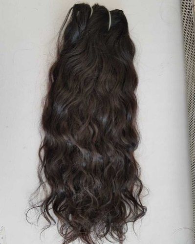 Natural Single Donor Wavy Hair